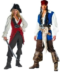 Pirates of the Caribbean Couples Costumes