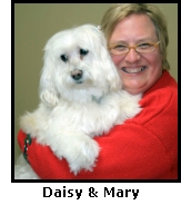 Daisy and her owner, Mary